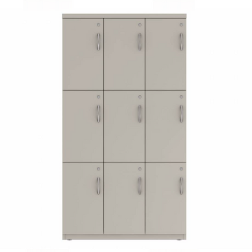Prime™ 65.6"H Triple Column Locker, Three Rows, 36"W x 18"D, Flat Metal Doors - Left Opening | GUTTSF366S36LM