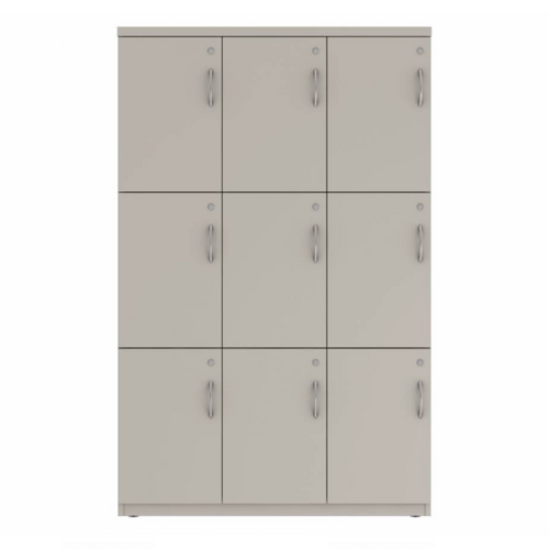 Prime™ 65.6"H Triple Column Locker, Three Rows, 42"W x 18"D, Flat Metal Doors - Left Opening | GUTTSF366S42LM