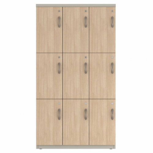 Prime™ 65.6"H Triple Column Locker, Three Rows, 36"W x 18"D, Laminate Doors - Left Opening | GUTTSF366S36LL