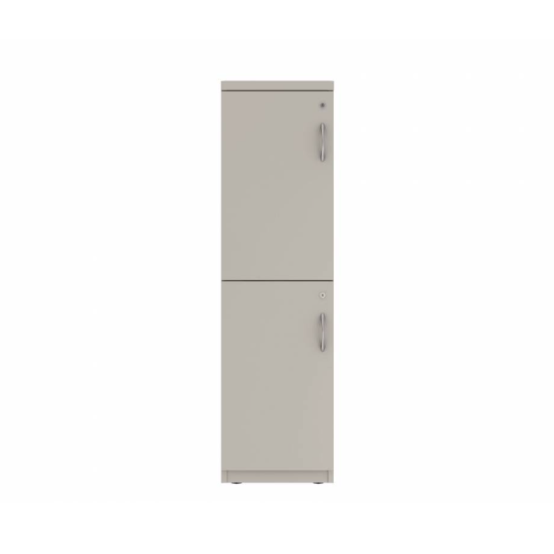 Prime™ 53.6"H Single Column Locker, Two Rows, 15"W x 18"D, Flat Metal Doors - Left Opening | GUTSS254S15LM
