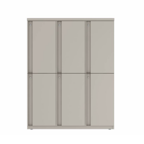 Prime™ 53.6"H Triple Column Locker, Two Rows, 42"W x 18"D, Full Pull Doors - Right Opening | GUTTSF254S42RP