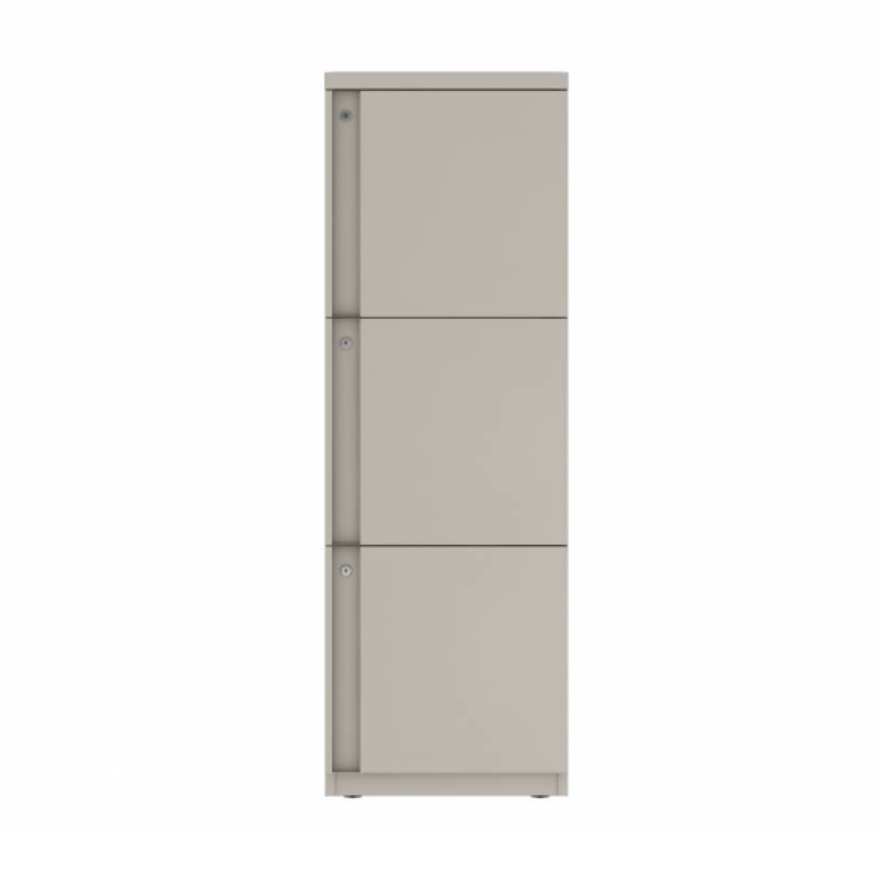 Prime™ 53.6"H Single Column Locker, Three Rows, 18"W x 18"D, Full Pull Doors - Right Opening | GUTSS354S18RP
