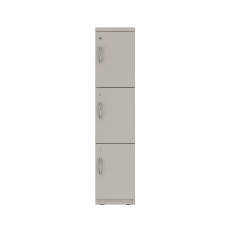 Prime™ 53.6"H Single Column Locker, Three Rows, 12"W x 18"D, Flat Metal Doors - Right Opening | GUTSS354S12RM