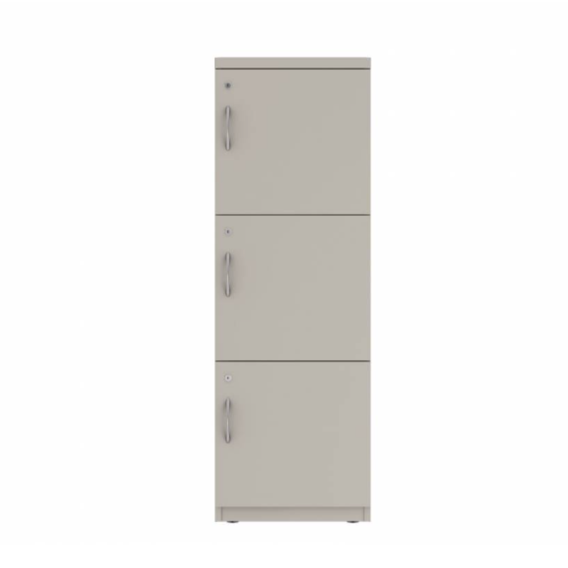 Prime™ 53.6"H Single Column Locker, Three Rows, 18"W x 18"D, Flat Metal Doors - Right Opening | GUTSS354S18RM