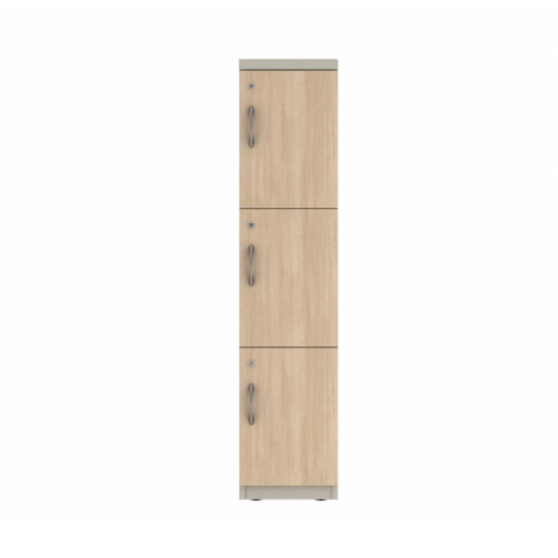 Prime™ 53.6"H Single Column Locker, Three Rows, 12"W x 18"D, Laminate Doors - Right Opening | GUTSS354S12LL