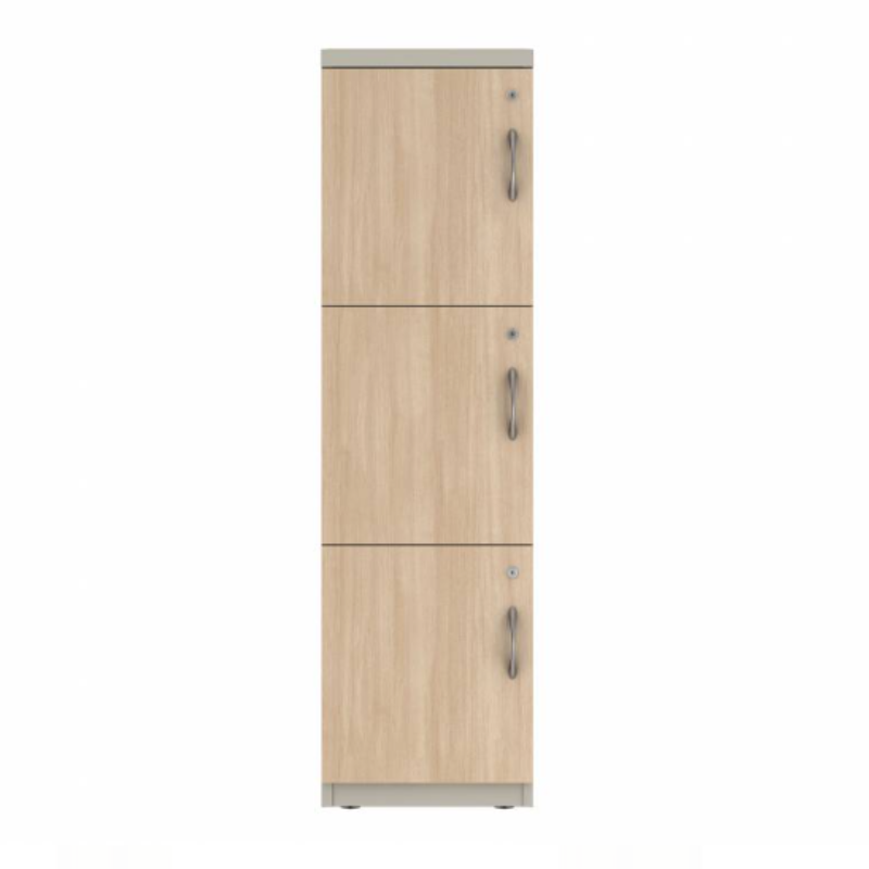 Prime™ 53.6"H Single Column Locker, Three Rows, 15"W x 18"D, Laminate Doors - Left Opening | GUTSS354S15LL