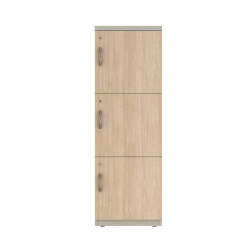 Prime™ 53.6"H Single Column Locker, Three Rows, 18"W x 18"D, Laminate Doors - Right Opening | GUTSS354S18RL