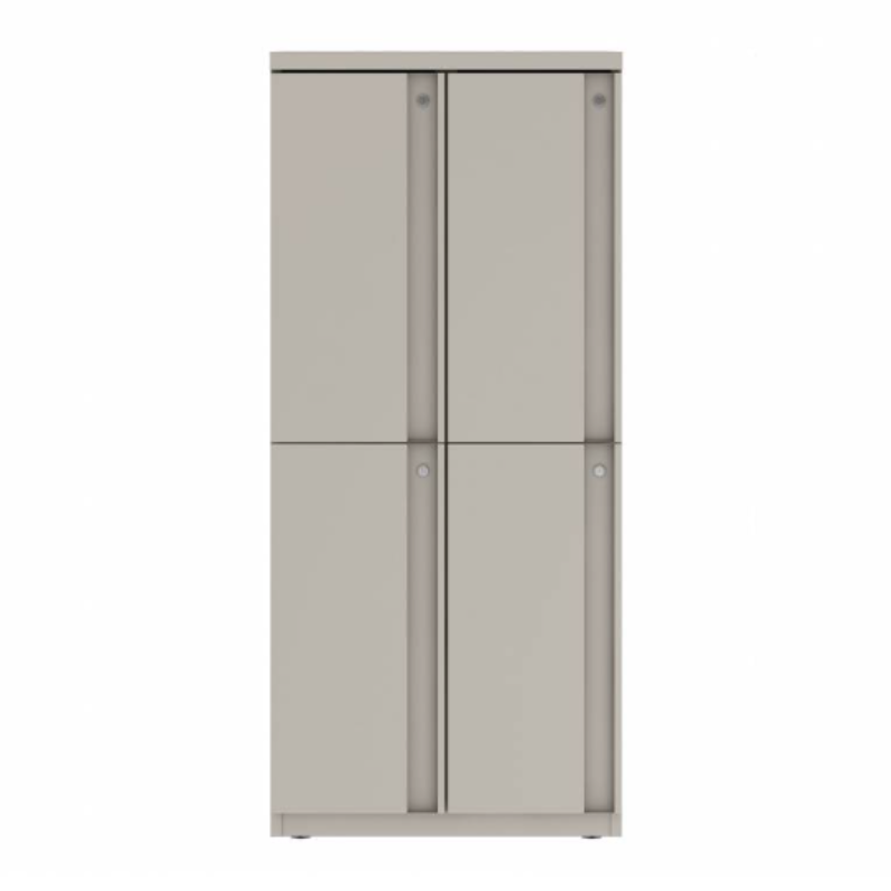 Prime™ 53.6"H Double Column Locker, Two Rows, 24"W x 18"D, Full Pull Doors - Left Opening | GUTDSF254S24LP