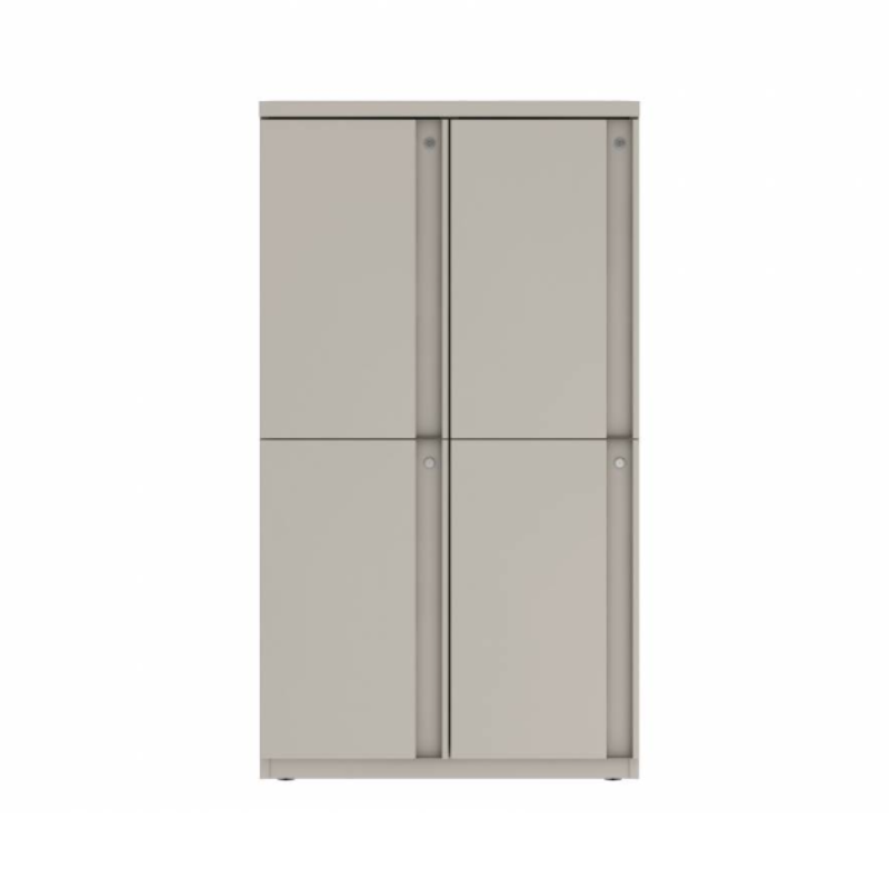 Prime™ 53.6"H Double Column Locker, Two Rows, 30"W x 18"D, Full Pull Doors - Left Opening | GUTDSF254S30LP