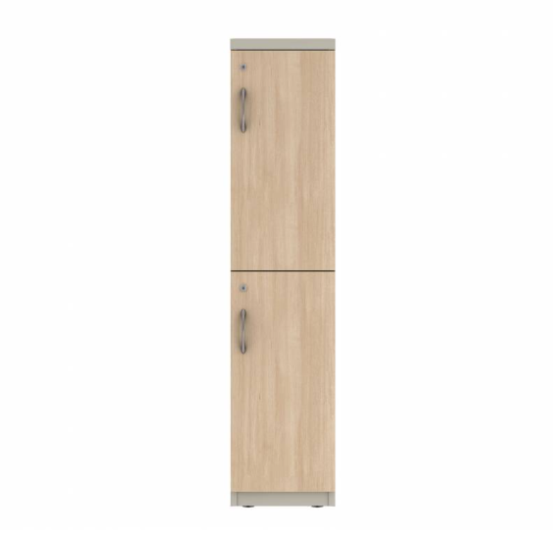 Prime™ 53.6"H Single Column Locker, Two Rows, 12"W x 18"D, Laminate Doors - Right Opening | GUTSS254S12RL