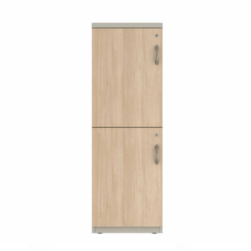 Prime™ 53.6"H Single Column Locker, Two Rows, 18"W x 18"D, Laminate Doors - Left Opening | GUTSS254S18LL