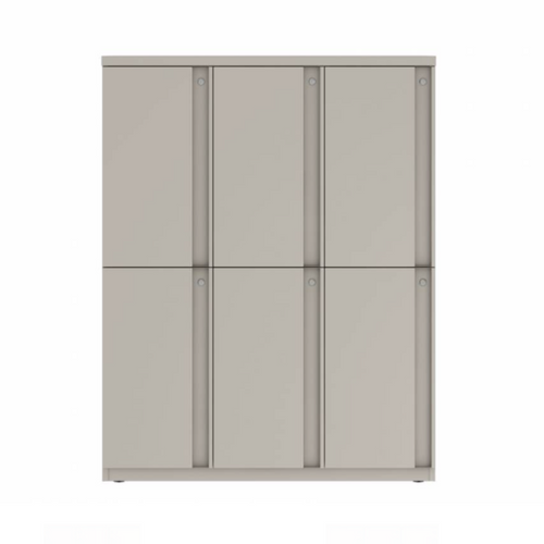 Prime™ 53.6"H Triple Column Locker, Two Rows, 42"W x 18"D, Full Pull Doors - Left Opening | GUTTSF254S42LP