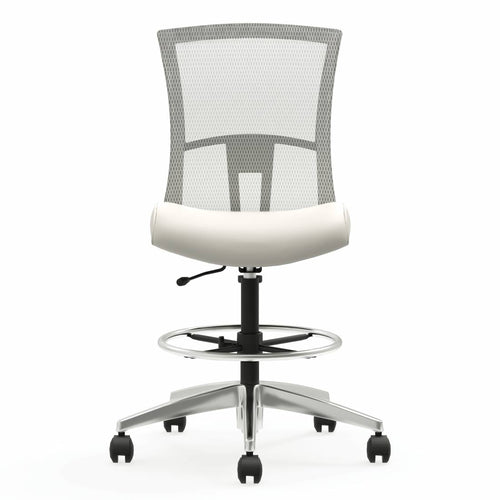 Vion Armless Mesh Mid Back Height Adjustable Stool | 6327-6