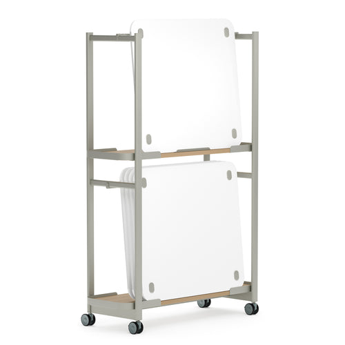 Collaborative Spaces™ 48"W Removable Whiteboard Cart | SCCRW1848