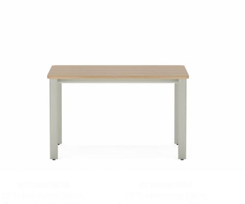 Collaborative Spaces™ 29"H Workshop Table with Levelers - 48"W x 36"D | SCTSWSL3648