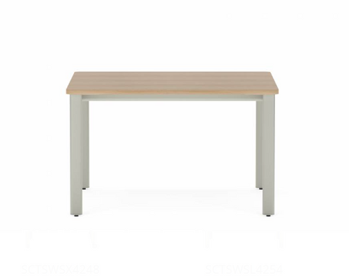 Collaborative Spaces™ 29"H Workshop Table with Levelers - 48"W x 42"D | SCTSWSL4248