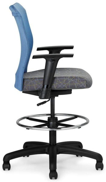 Allseating Inertia Mesh Drafting Chair | 77019