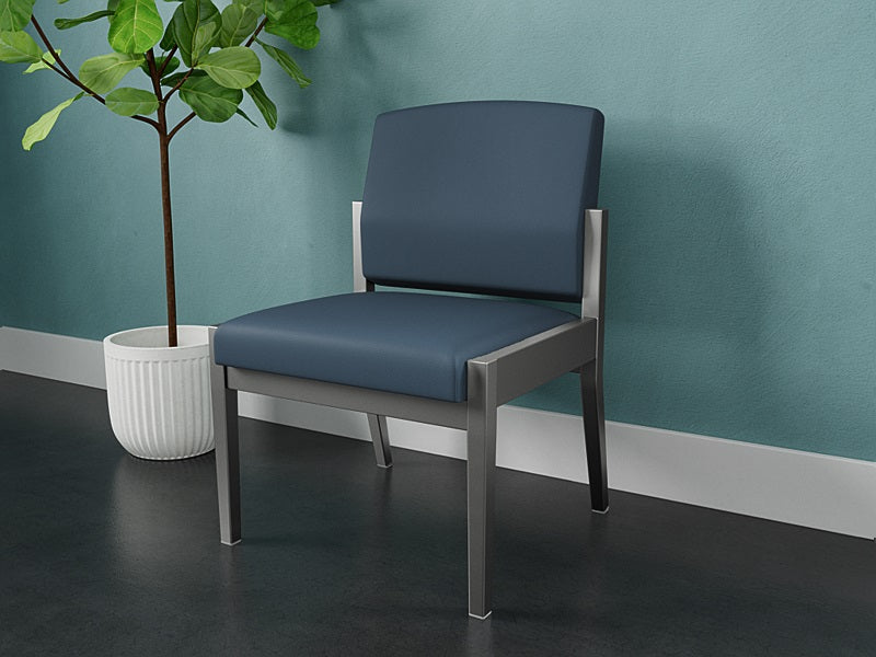 Lesro Amherst Steel Armless Guest Chair | AS1102