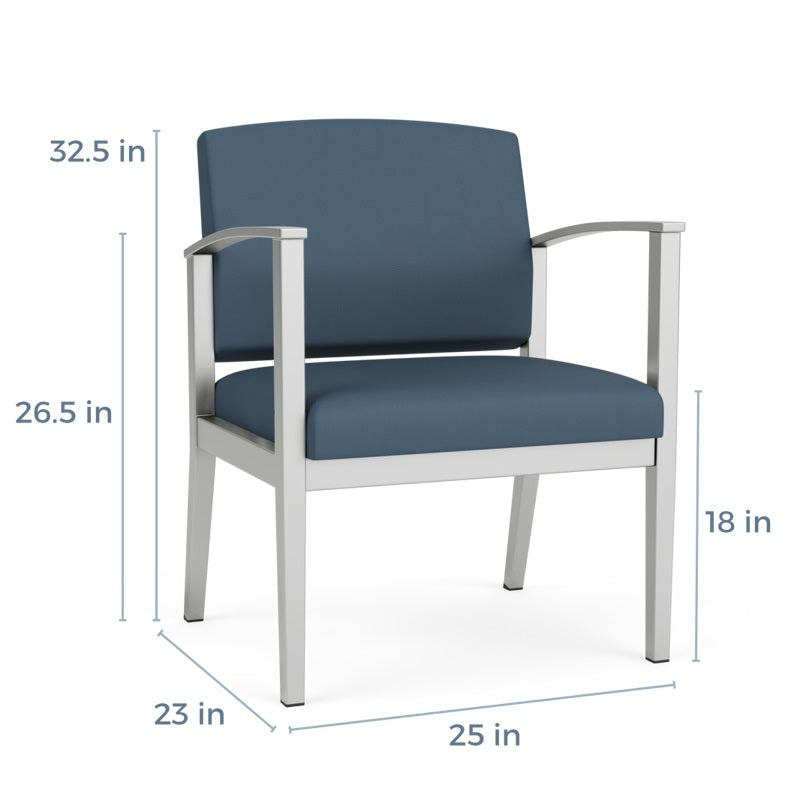 Lesro Amherst Steel Oversized Guest Chair | AS1201