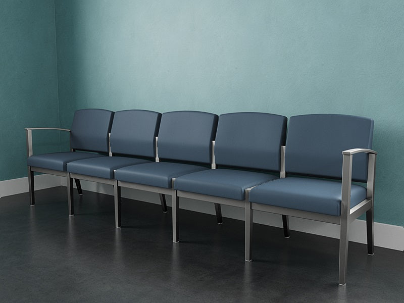 Lesro Amherst Steel 5 Seat Sofa | AS5101