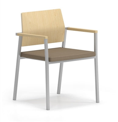Lesro Avon Guest Chair - Upholstered Seat - Laminate Back | AV1141