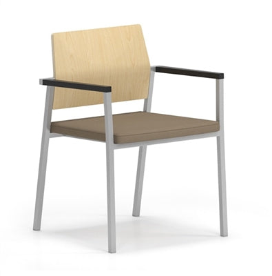 Lesro Avon Guest Chair - Upholstered Seat - Laminate Back | AV1141