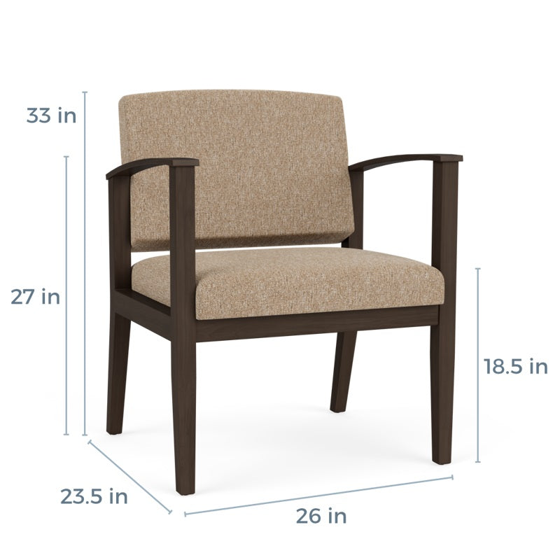 Lesro Amherst Open Arm Guest Chair | AW1201