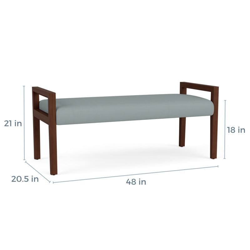 Lesro Brooklyn 2 Seat Bench | BK2001