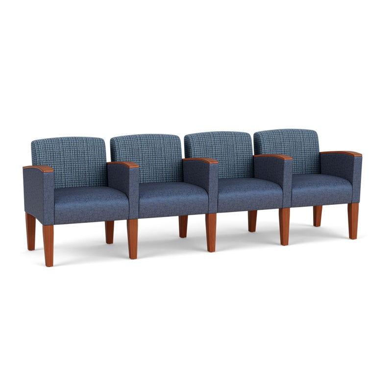Lesro Belmont 4 Seats w/ Center Arms | BL4103
