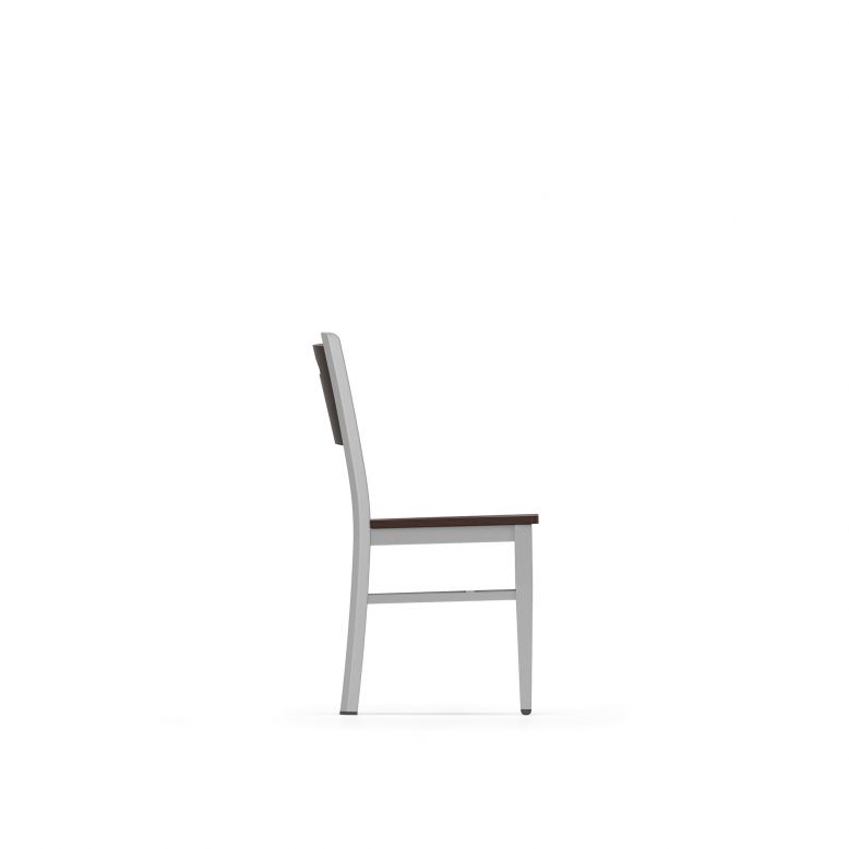 Lesro Concord Series Cafe Chair With Wood Seat | CD1191