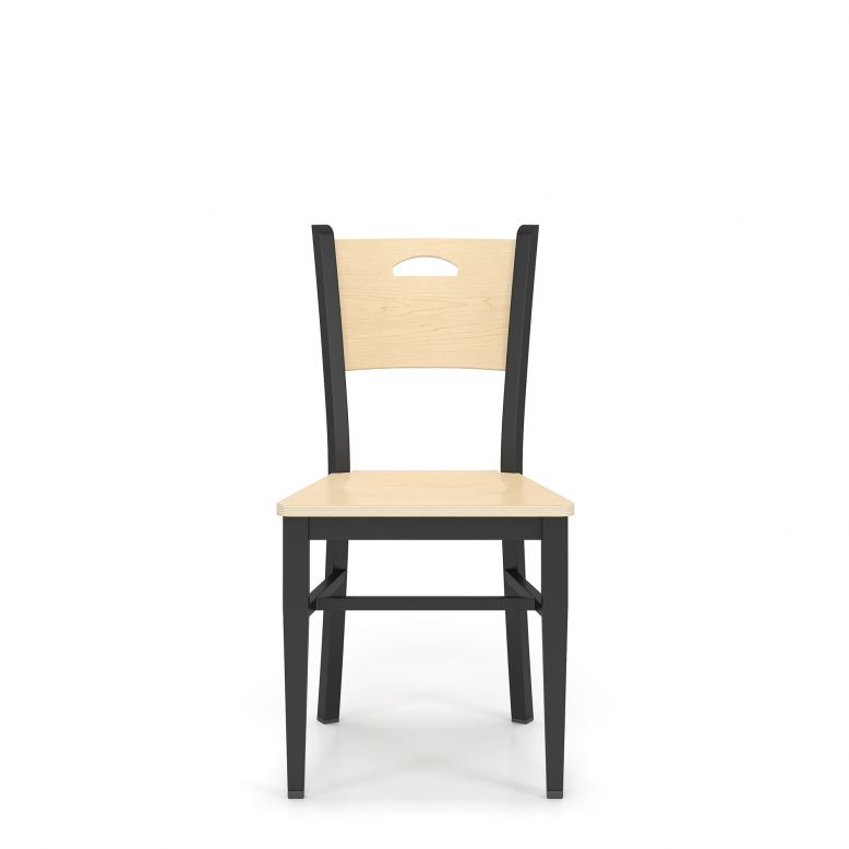 Lesro Concord Series Cafe Chair With Wood Seat | CD1191