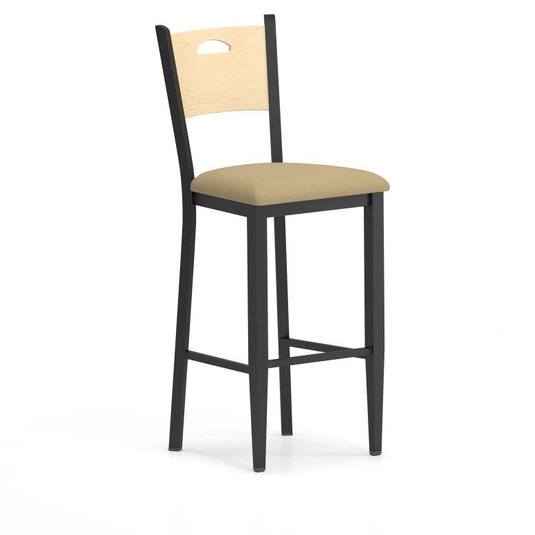 Lesro Concord Series Cafe Stool With Fabric Seat | CD1192
