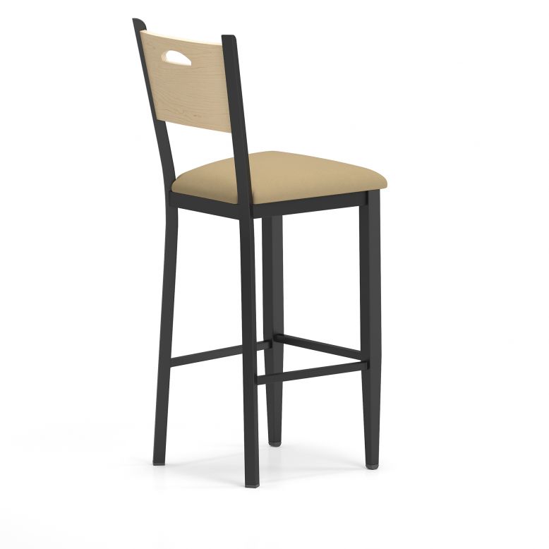 Lesro Concord Series Cafe Stool With Fabric Seat | CD1192