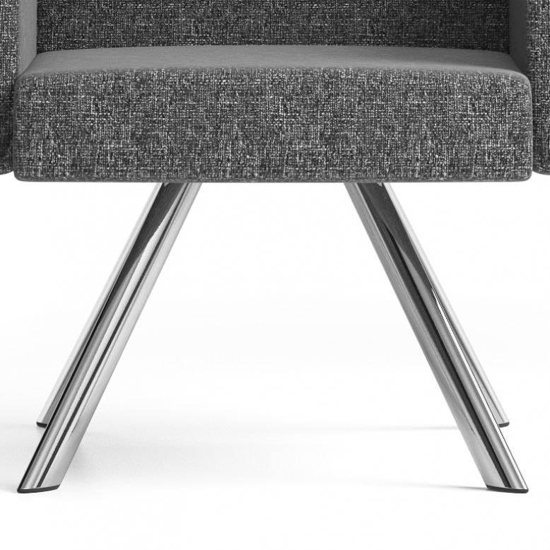 Lesro Willow Series Swivel Guest Chair Armless | WL1182