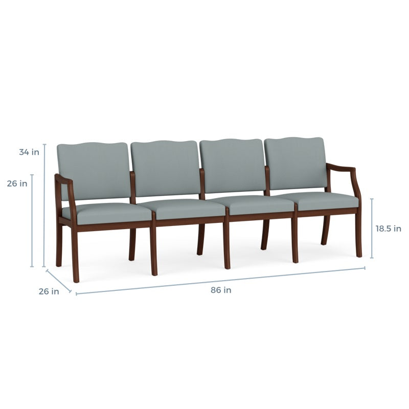 Lesro Franklin Series 4 Seat Sofa | FK4101
