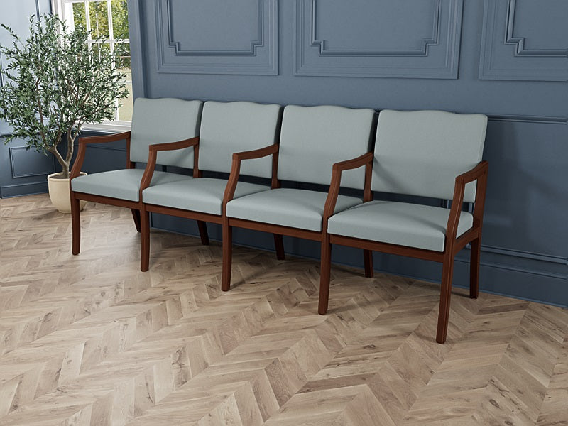 Lesro Franklin Series 4 Seats With Center Arms | FK4103