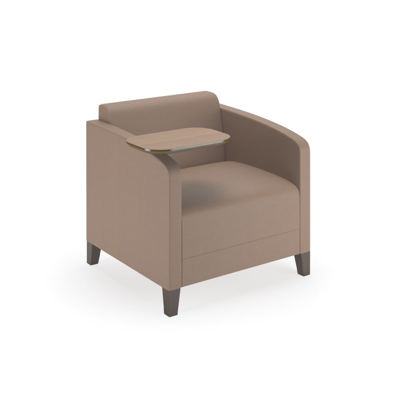 Lesro Fremont Series Guest Chair 3 Seats w/Center arms | FT3103