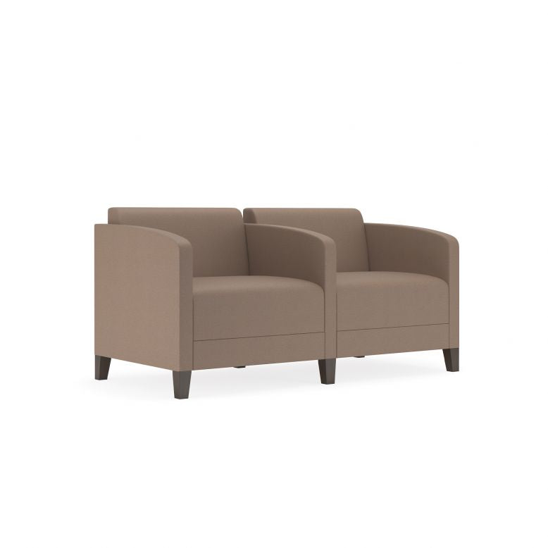 Lesro Fremont Series Guest Chair 2 Seats w/Center Arm | FT2103