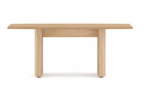 Anywhere 72"W x 36"D Boat Shaped Conference Table with Arch Bases & One Piece Top | TBTAH7236