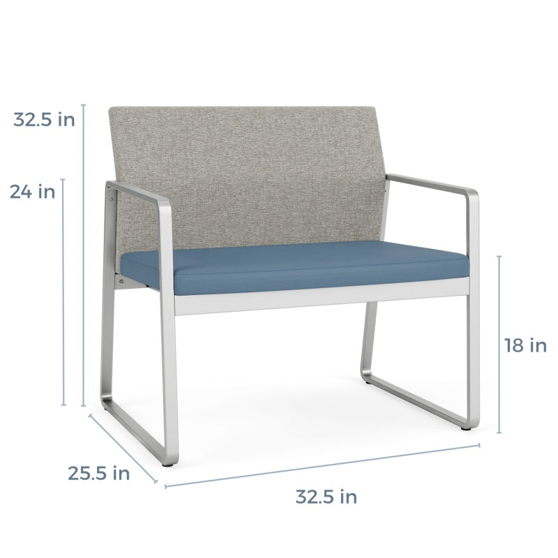 Lesro Gansett Series Bariatric Guest Chair | GN1401
