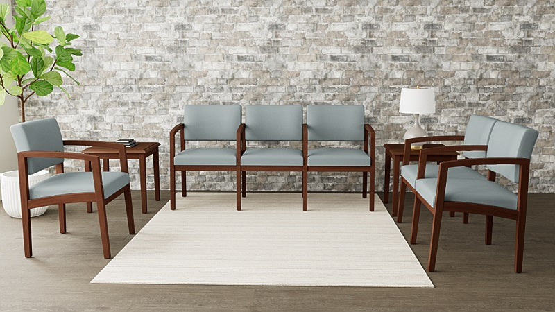 Lesro Lenox Series 3 Seat Sofa w/ Center Arms | LW3103