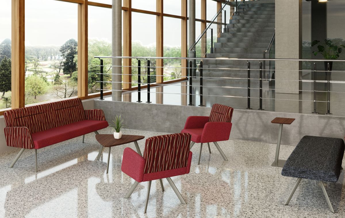 Lesro Willow Series Armless Sofa | WL1602