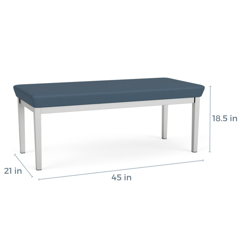Lesro Lenox Steel Series 2 Seat Bench | LS2001