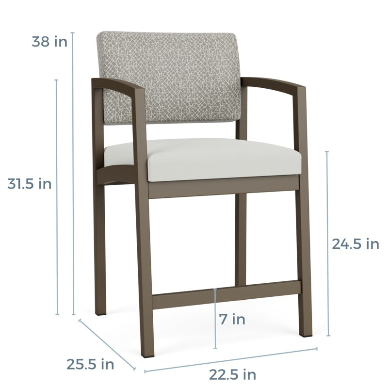 Lesro Lenox Steel Series Hip Chair | LS1161