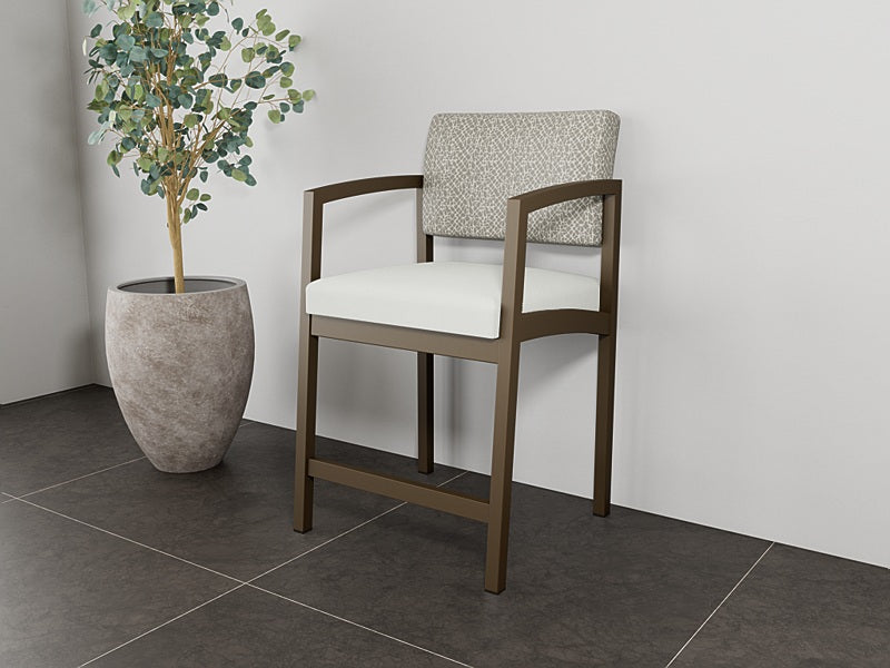 Lesro Lenox Steel Series Hip Chair | LS1161