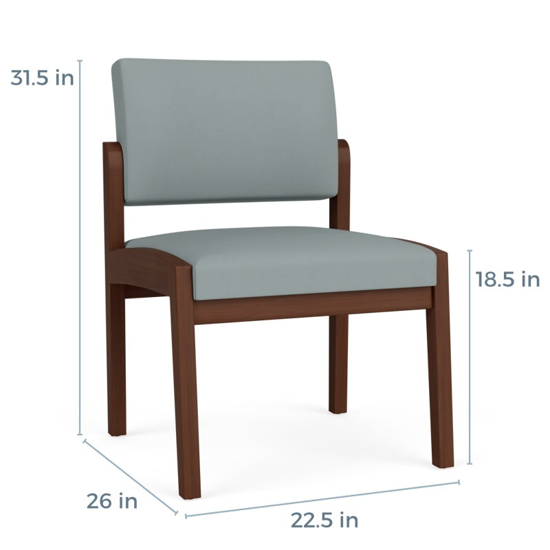 Lesro Lenox Series Armless Guest Chair | LW1102