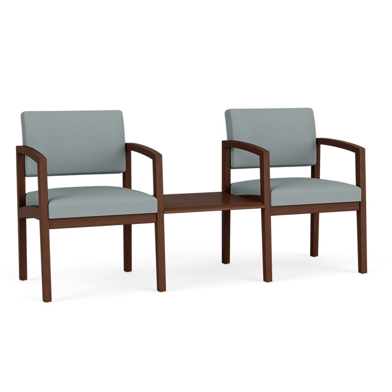 Lesro Lenox Series 2 Chairs w/ Connecting Center Table | LW2201