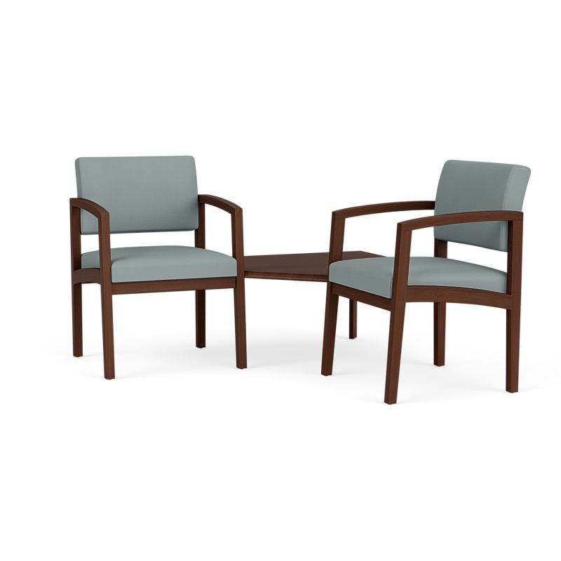 Lesro Lenox Series 2 Chairs w/ Connecting Corner Table | LW2301