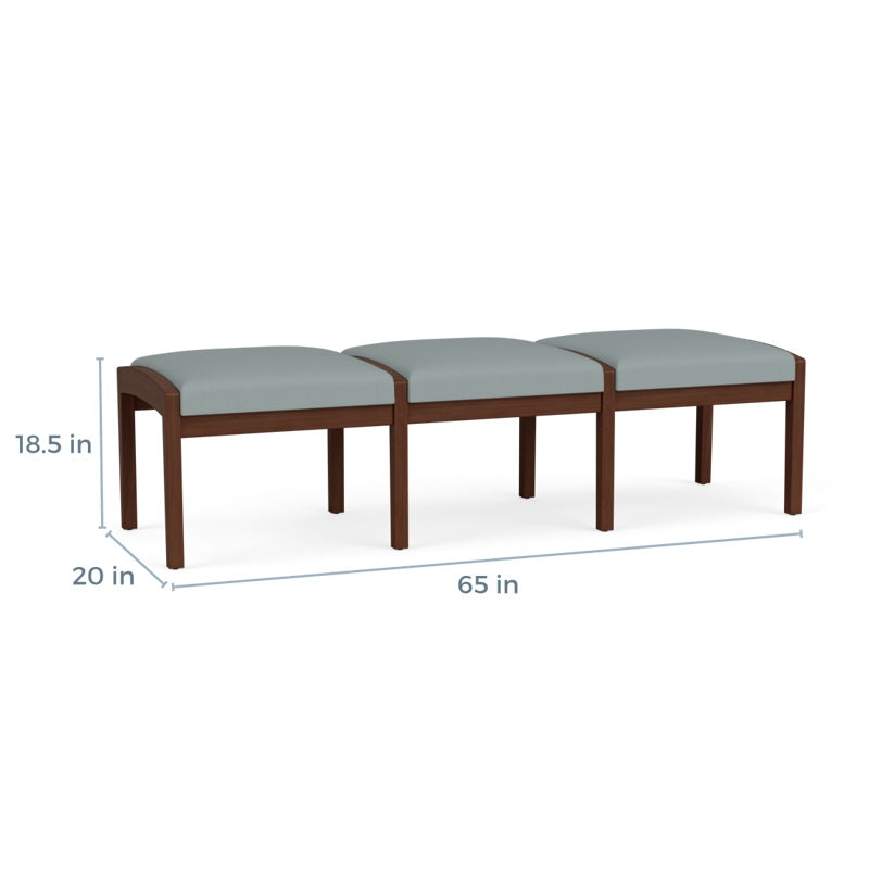 Lesro Lenox Series 3 Seat Bench | LW3001
