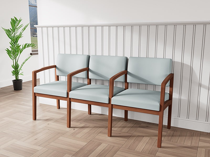 Lesro Lenox Series 3 Seat Sofa w/ Center Arms | LW3103